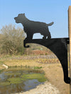 Scottish Terrier Hanging Basket Bracket. - MetalCraft