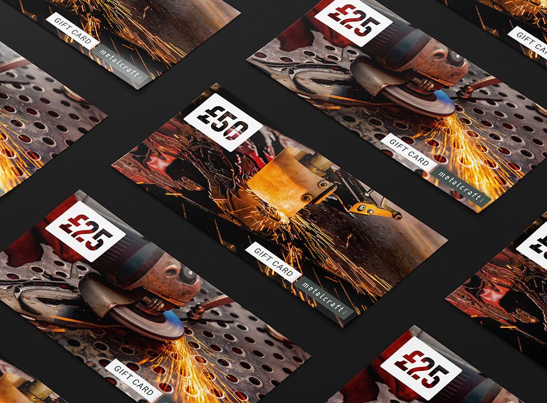 MetalCraft Digital Gift Card Vouchers