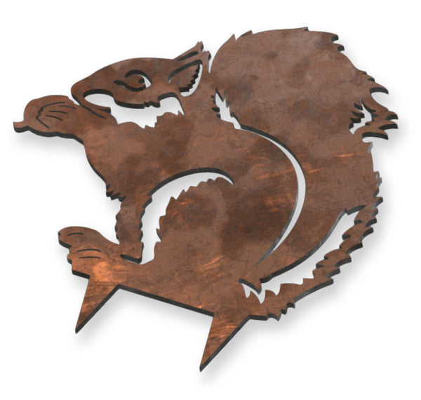 Squirrel Metal Art - MetalCraft