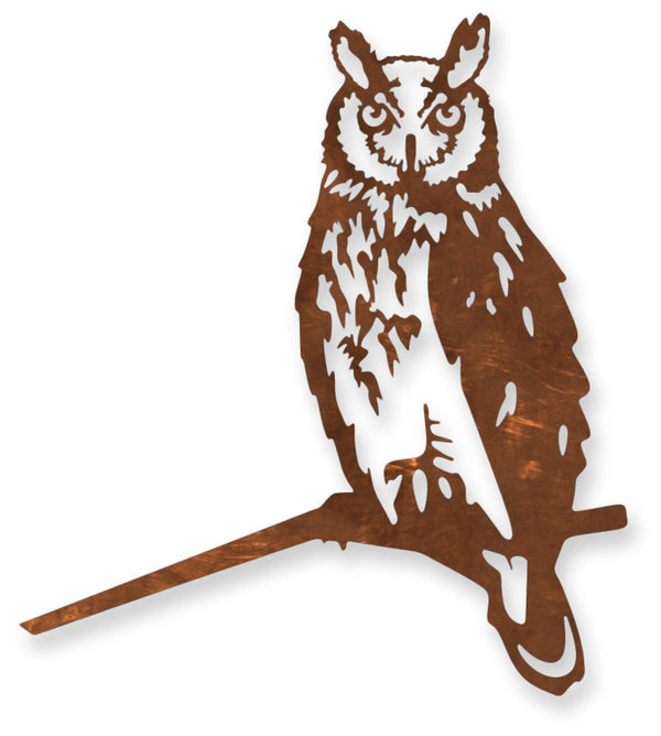 Long-eared Owl Metal Art - MetalCraft