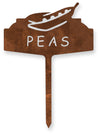 Peas Veg Patch Marker - MetalCraft